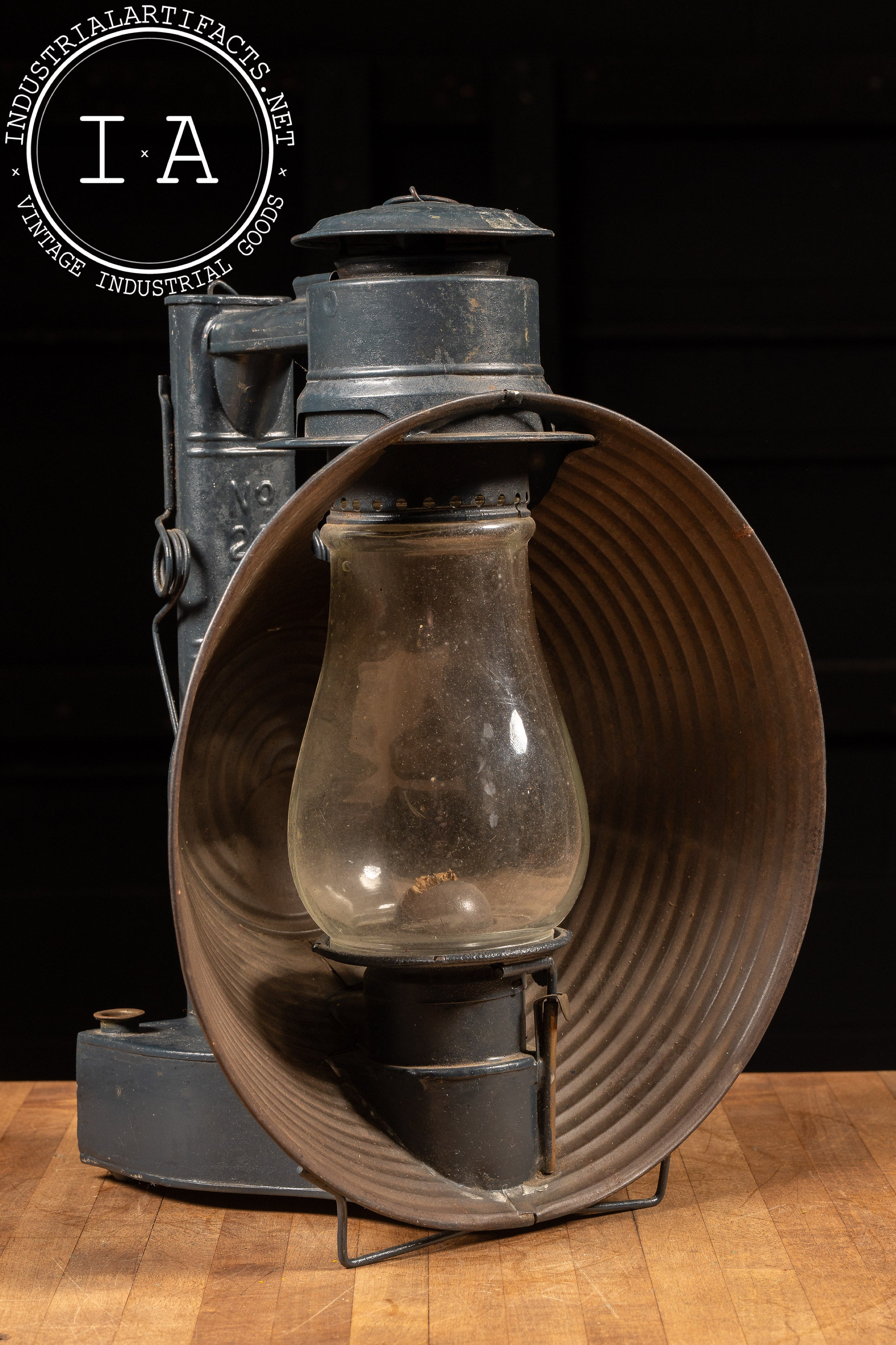 Early 20th Century Gas Signal Lantern – Industrial Artifacts