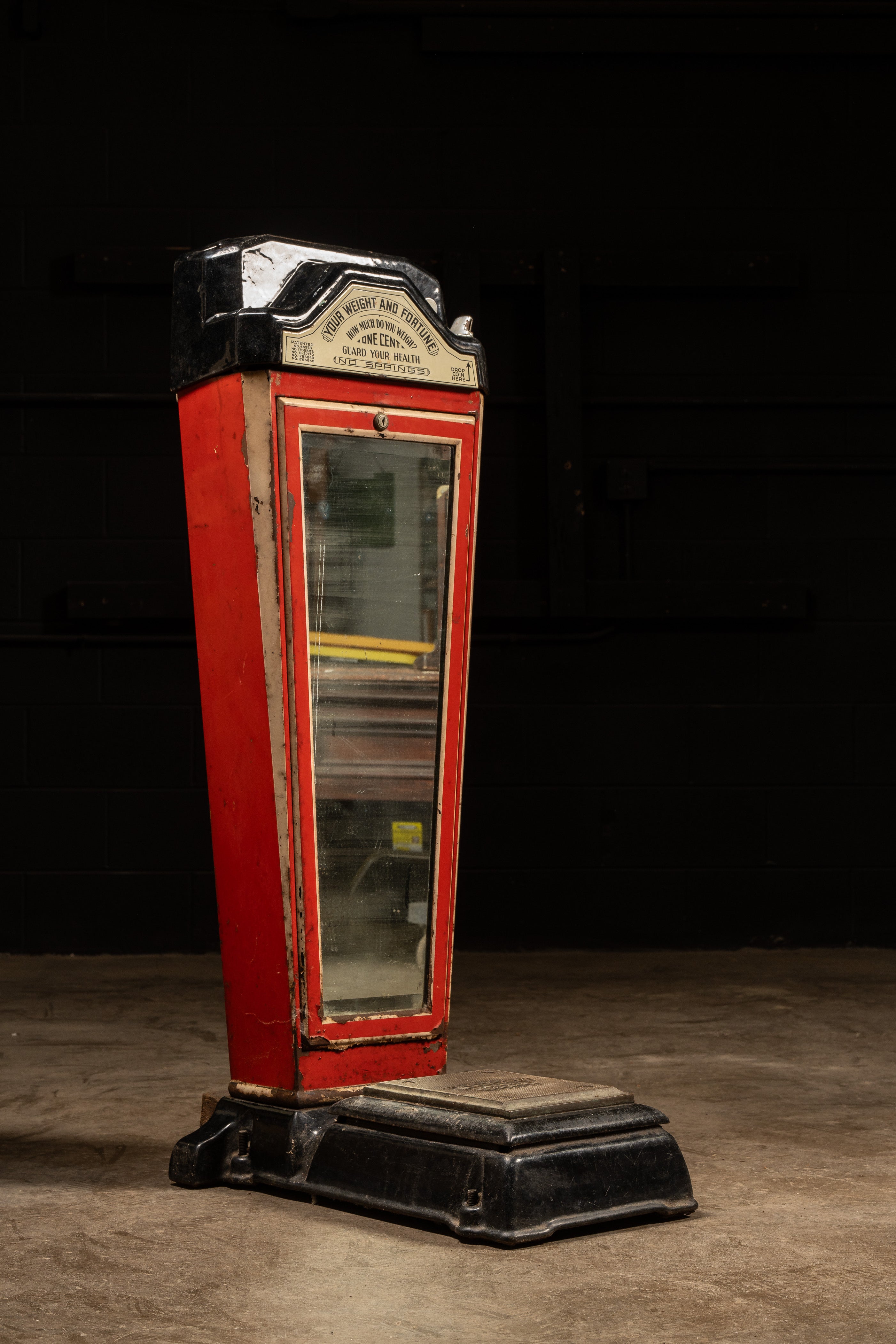 Vintage Watling 1 Cent Fortune Teller Scale Industrial Artifacts