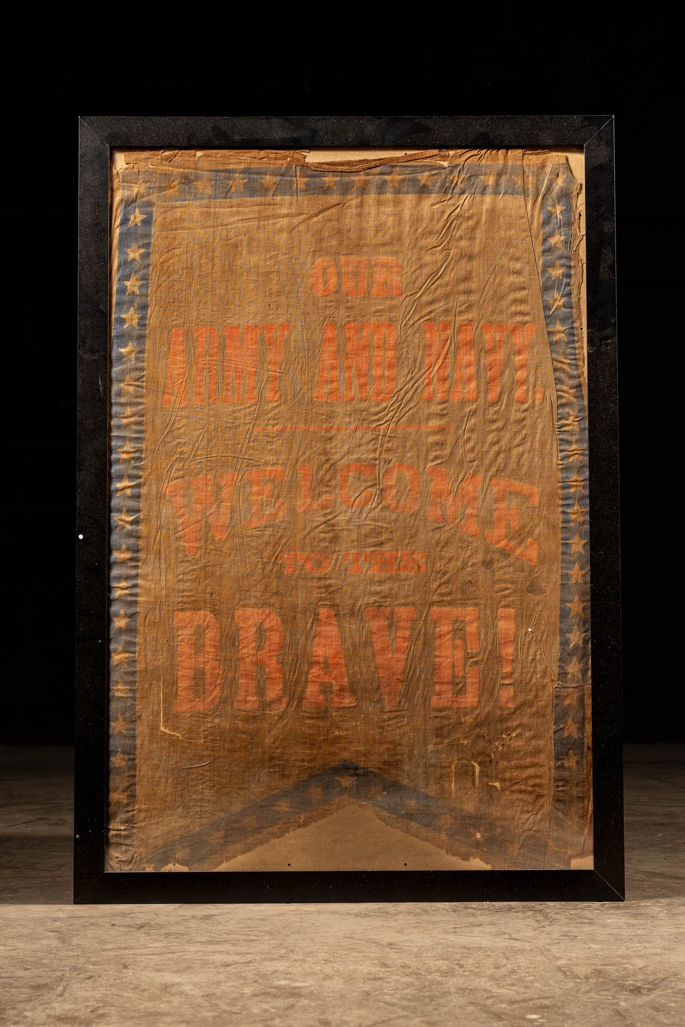 Early 20th Century Military Ball Banner