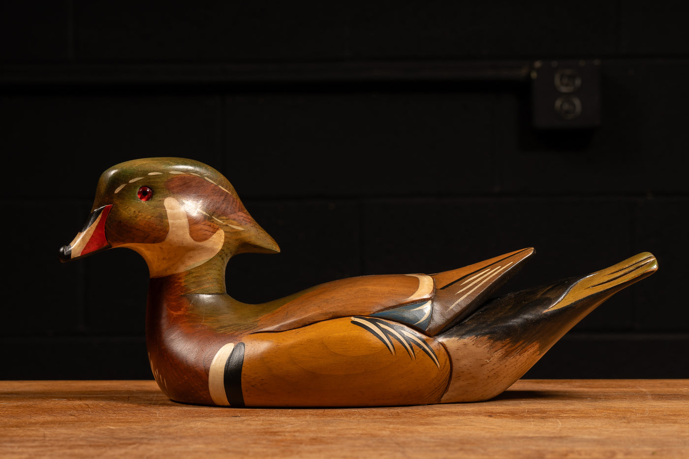 Vintage Grant Goltz Limited Edition Wood Duck Decoy