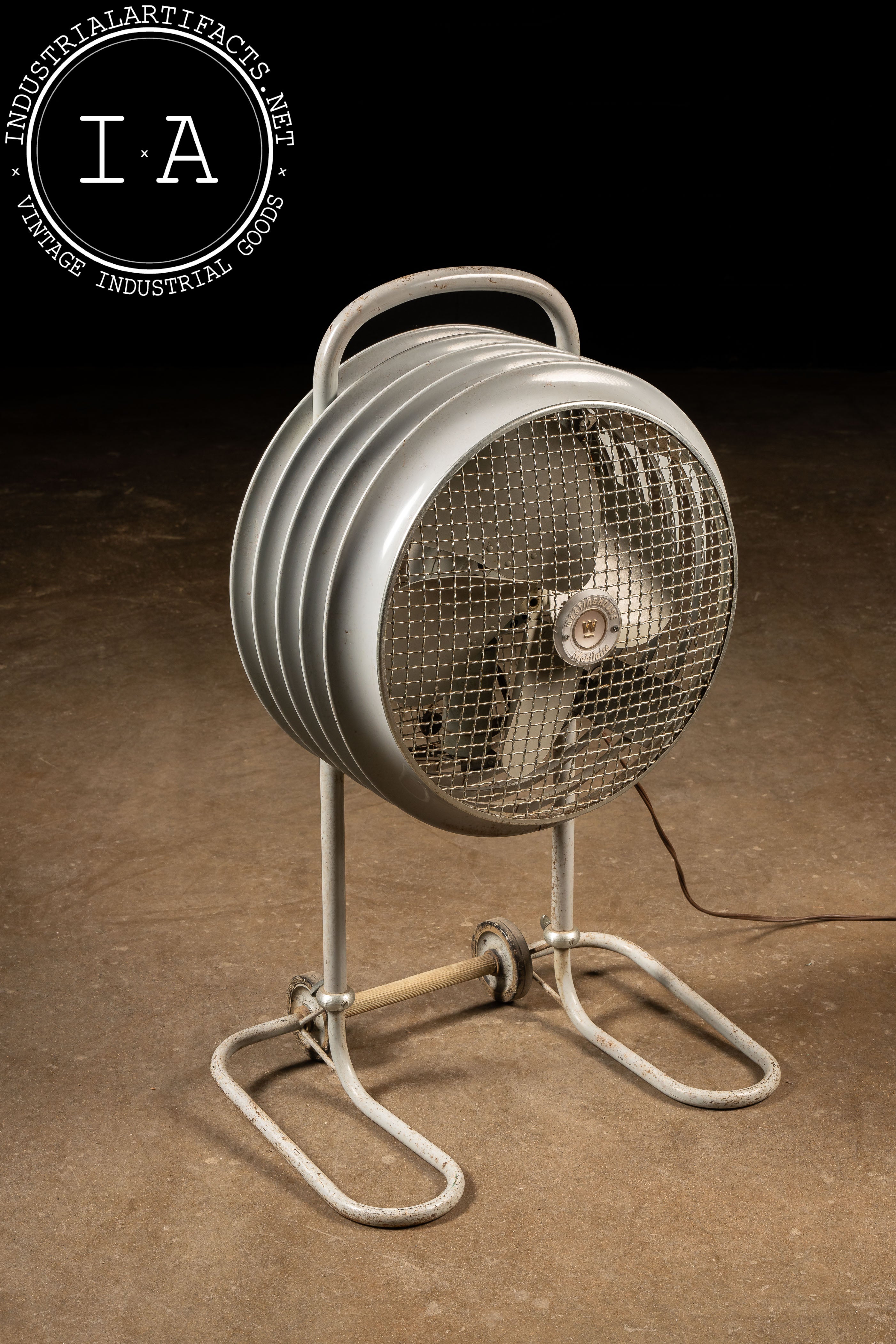 【当時物】Westinghouse USA Fan 動作品／インダストリアル Vintage Westinghouse Mobilaire Floor Fan – Industrial Artifacts