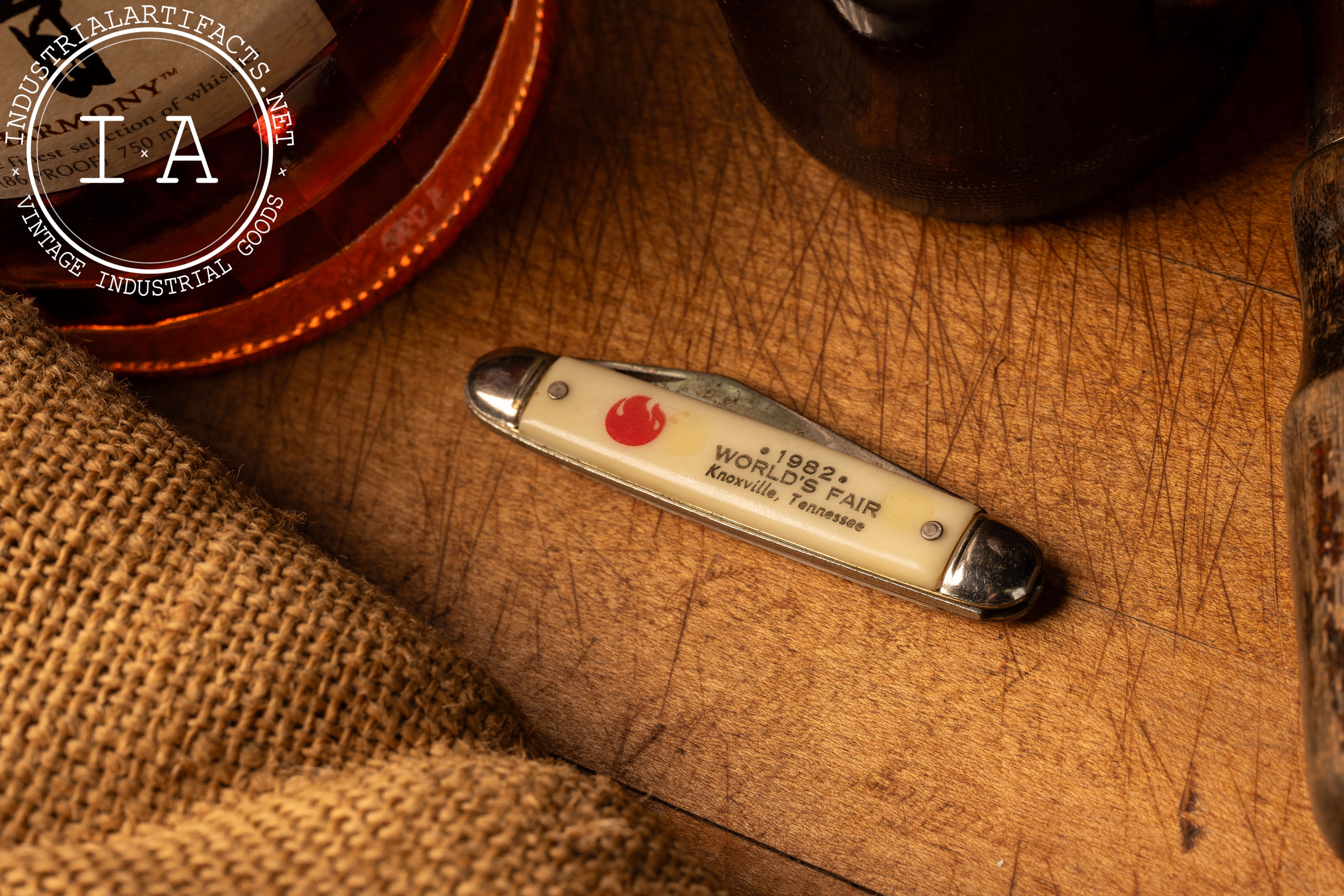 Vintage 1982 Knoxville World's Fair Promotional Pocket Knife