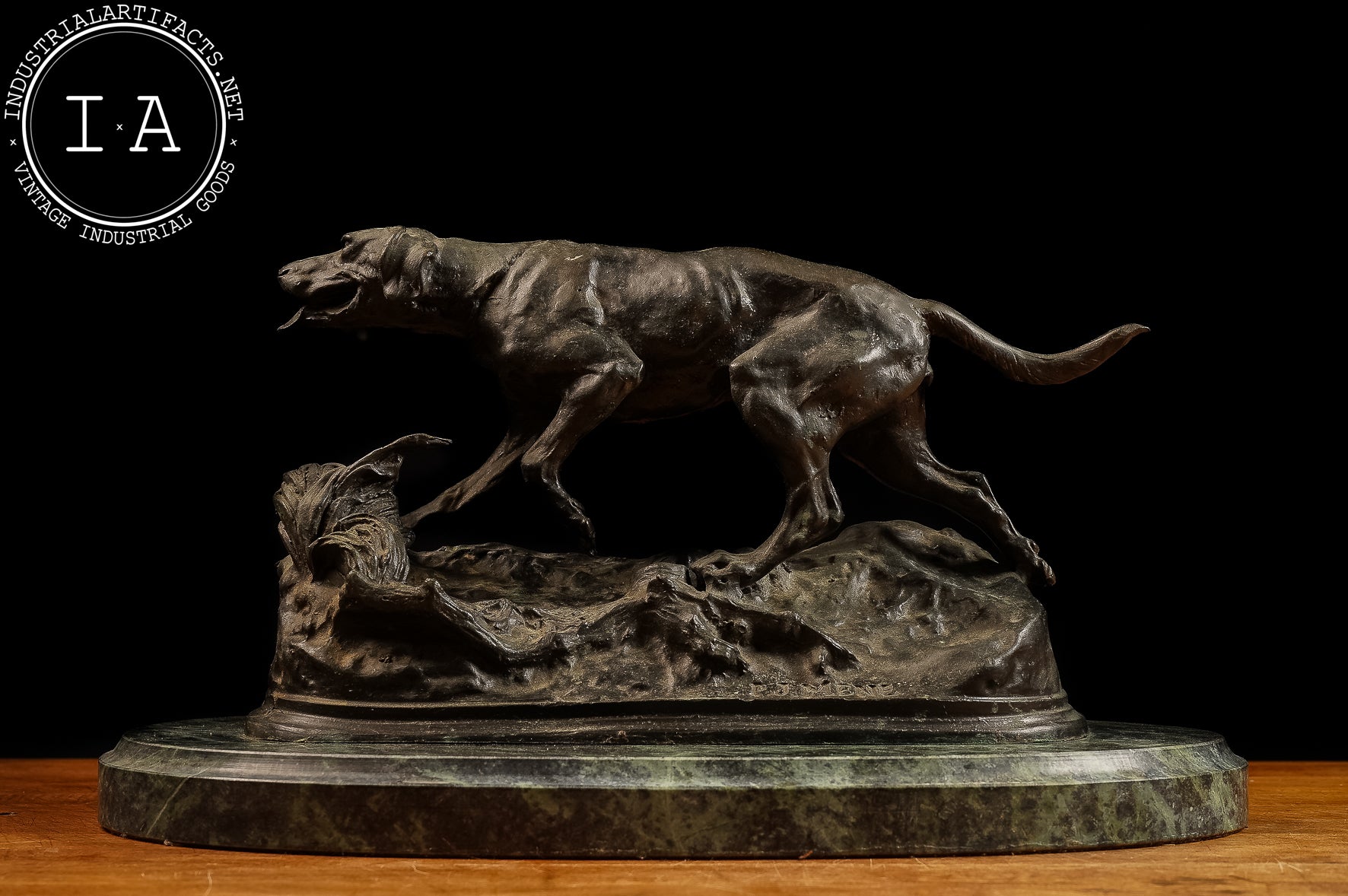 P.J. Mêne Bronze Bird Dog Statue Reproduction Cast Industrial Artifacts