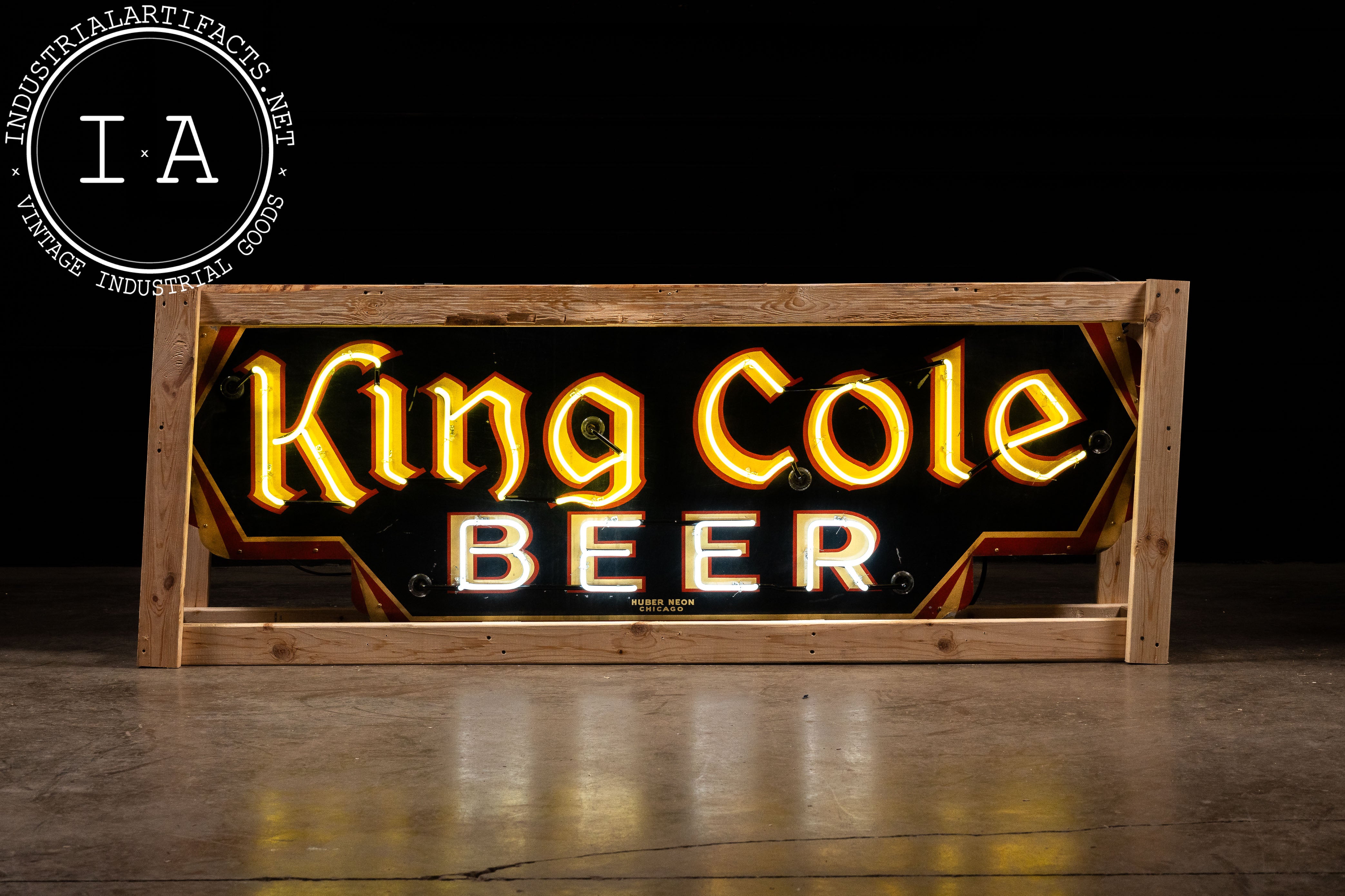 1930's-40's lighted beer signs