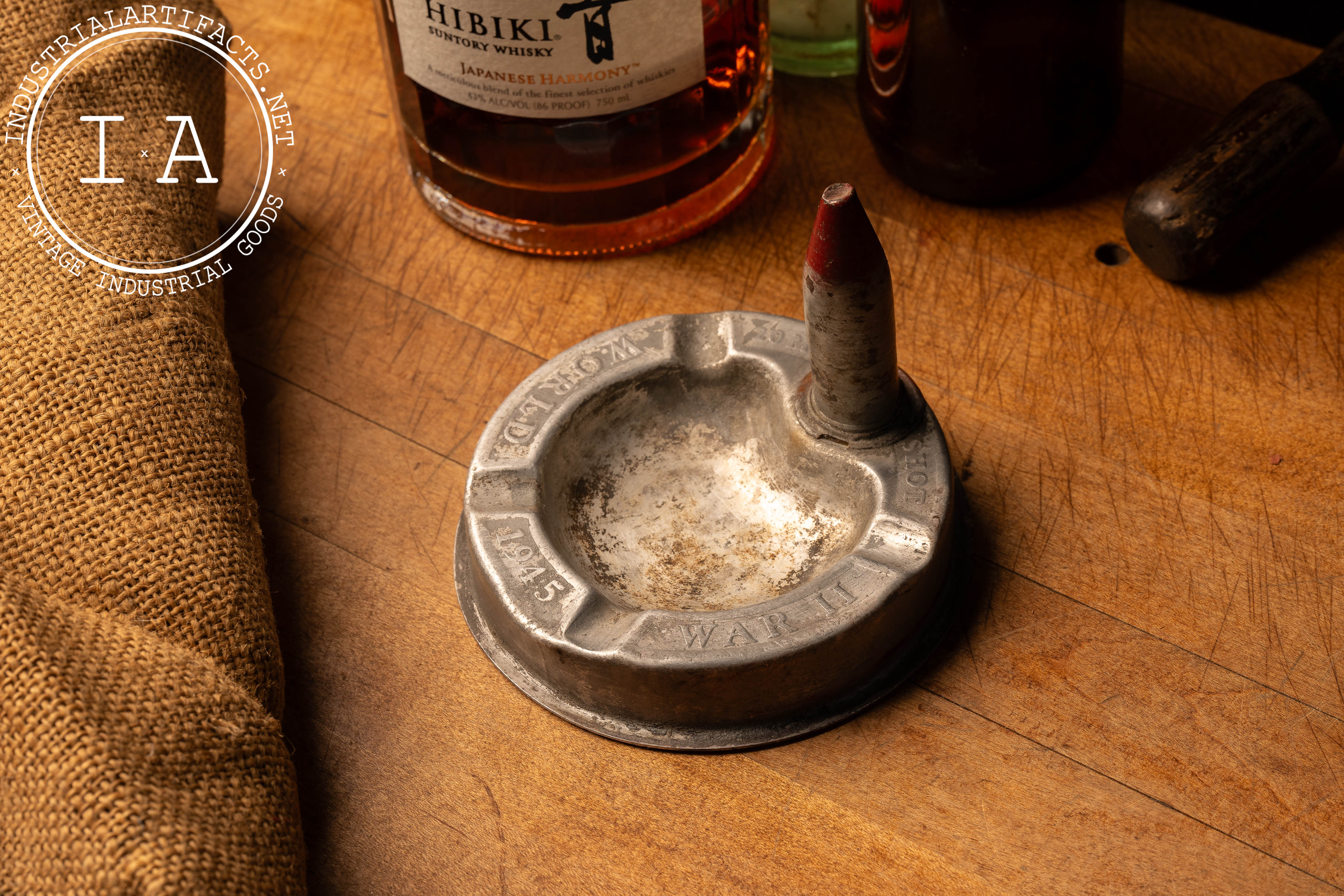 Vintage 20mm Shot WWII Ashtray – Industrial Artifacts