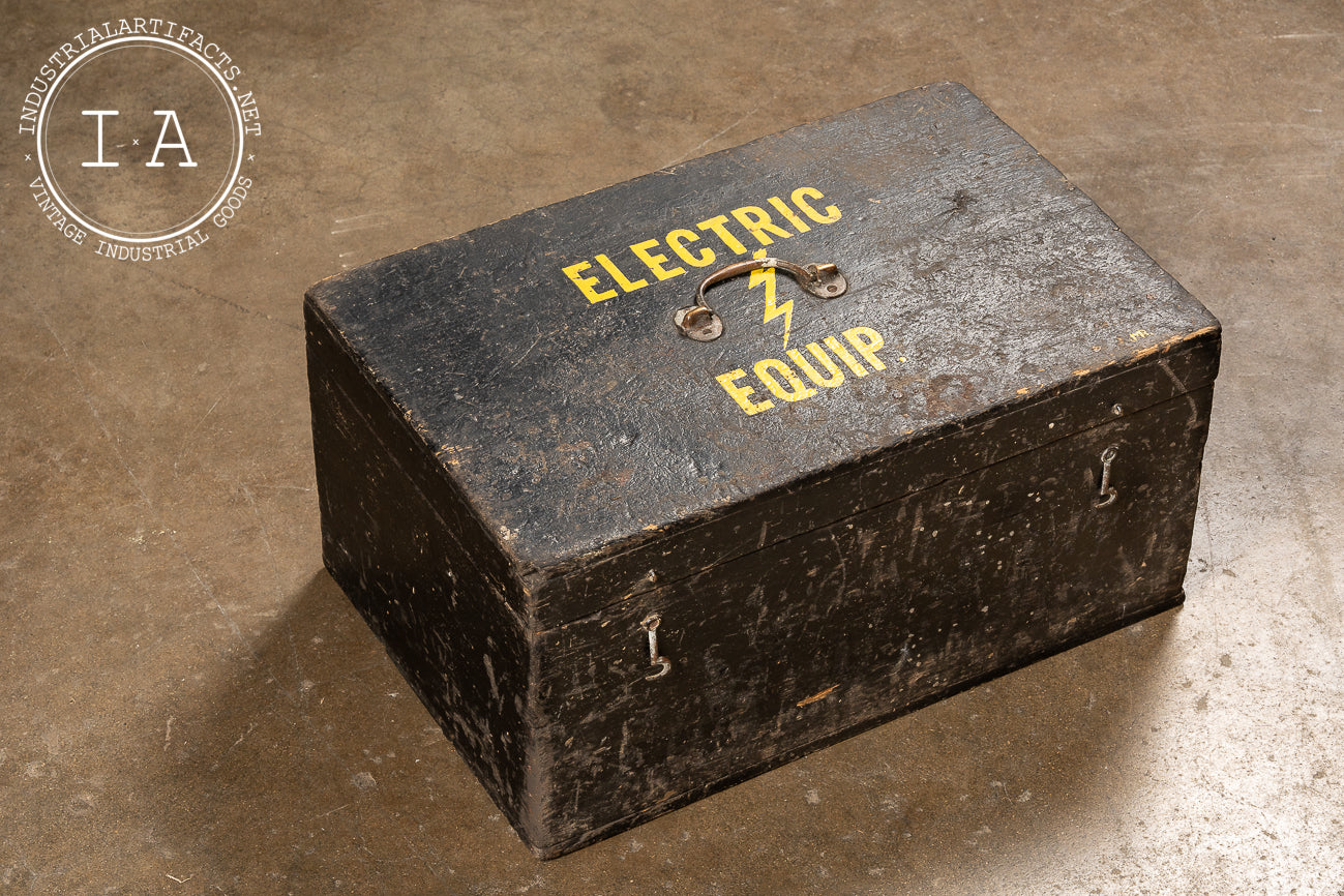 Antique Electrical Equipment Box – Industrial Artifacts