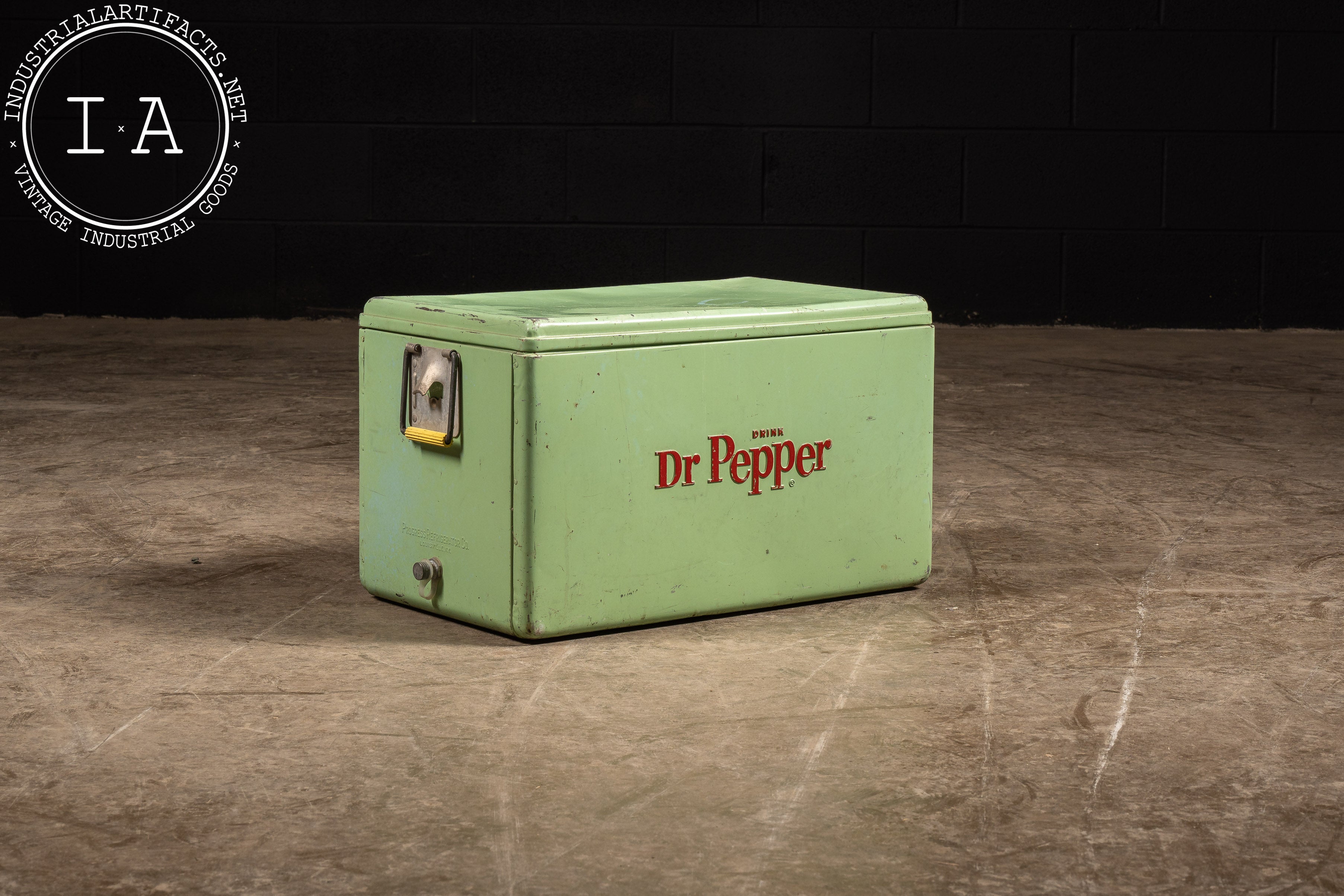 Vintage dr pepper hot cooler