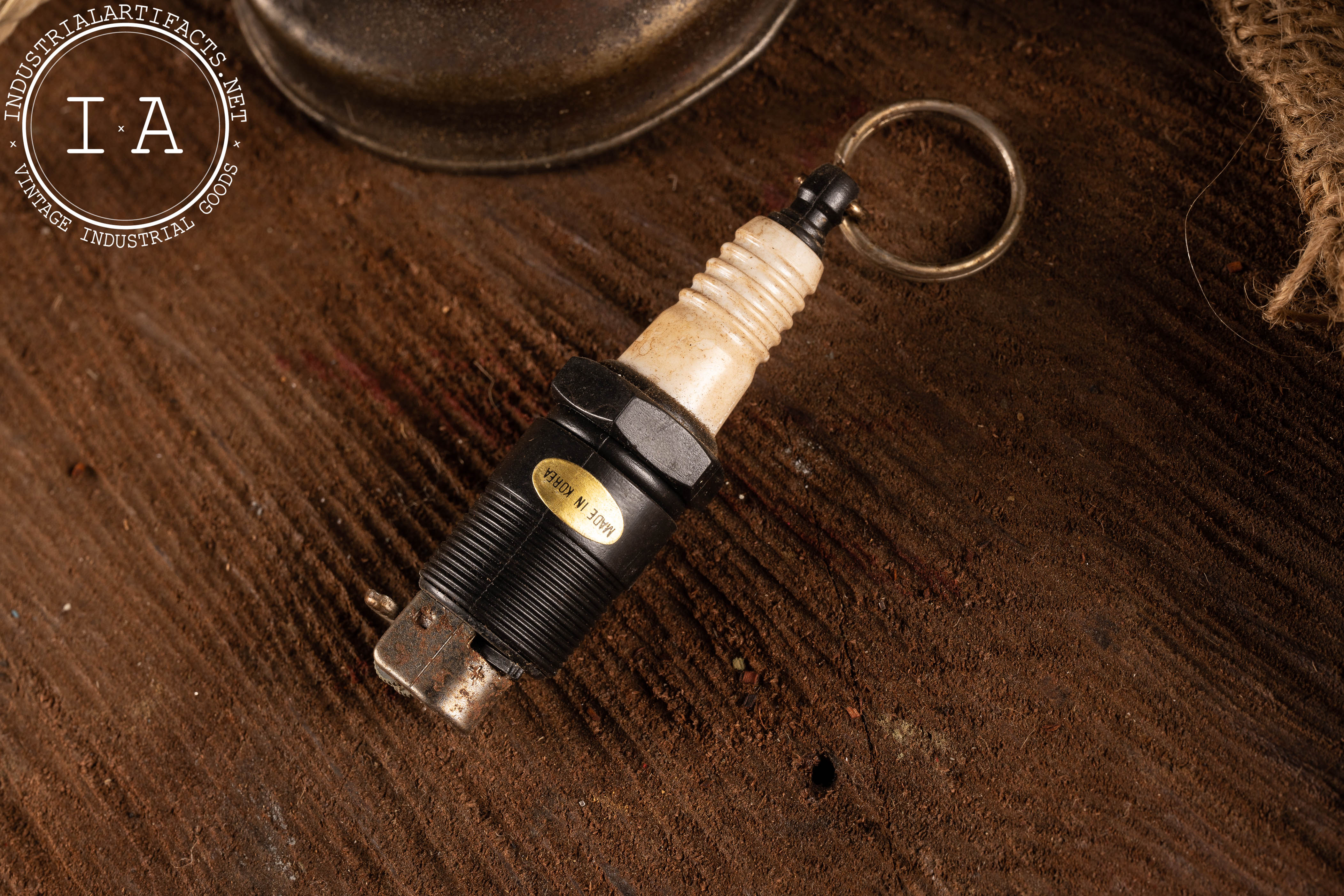 Vintage Spark Plug Lighter Industrial Artifacts