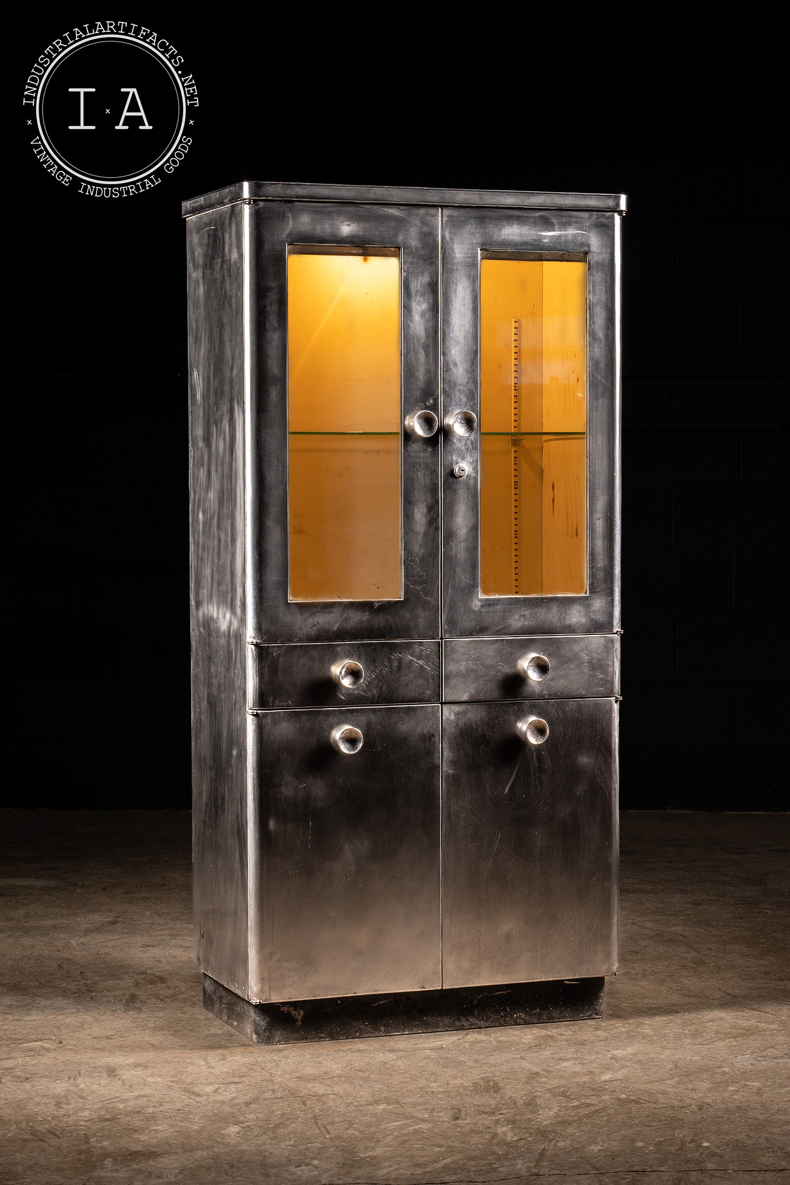 Industrial Medicine Cabinet Vintage Industrial Steel White Painted