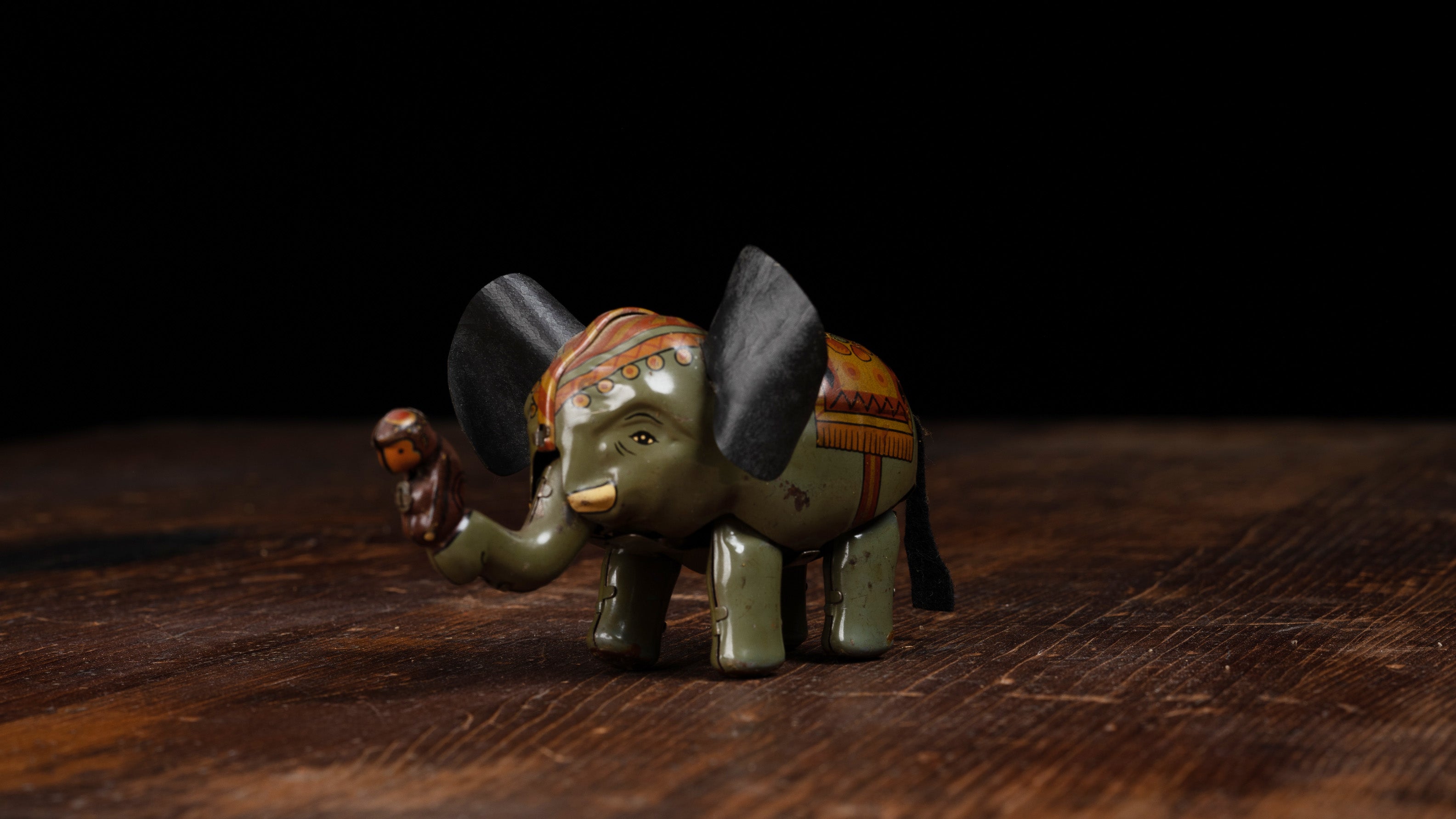 Vintage Japanese Litho Wind Up Elephant Toy – Industrial Artifacts