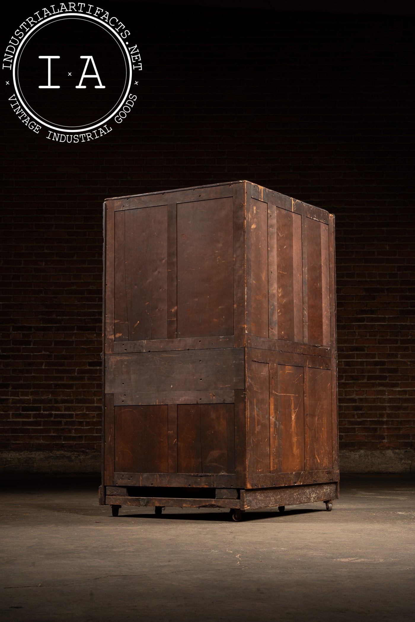 c. 1850 English Mahogany Renaissance Revival Corner Library Cabinet