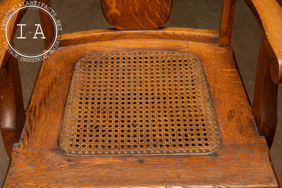 Antique Quarter-Sawn Oak Side Chair