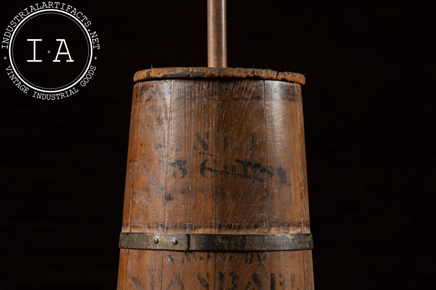 Early 20th Century No. 1 5-Gal. Butter Churn by Standard Churn