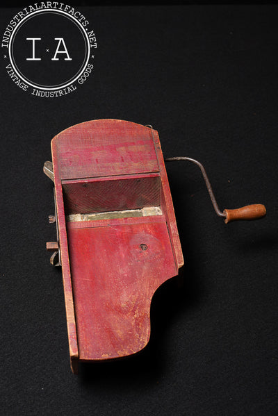 Early 20th Century Hand-Crank Seed Spreader by Cyclone