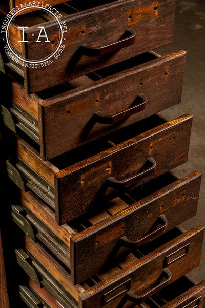 Antique IRS Double Card Catalog