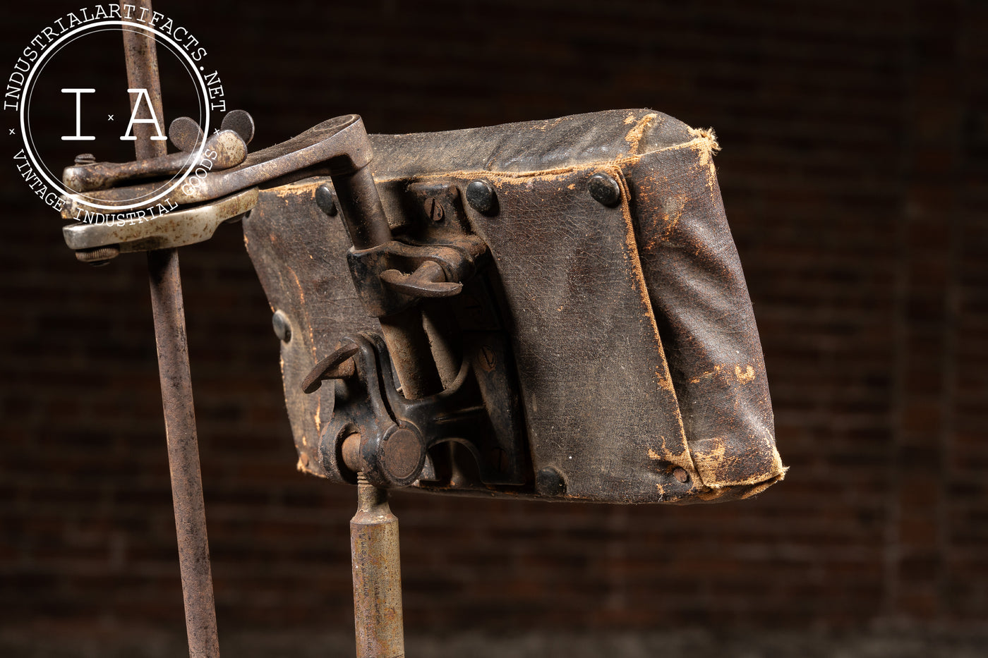 Antique Adjustable Rolling Dental Chair by O.C. White