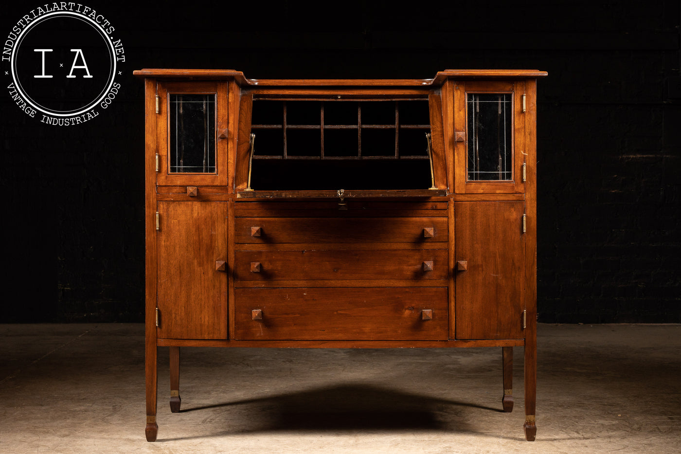 Early 20th Century Mission Secretary Desk