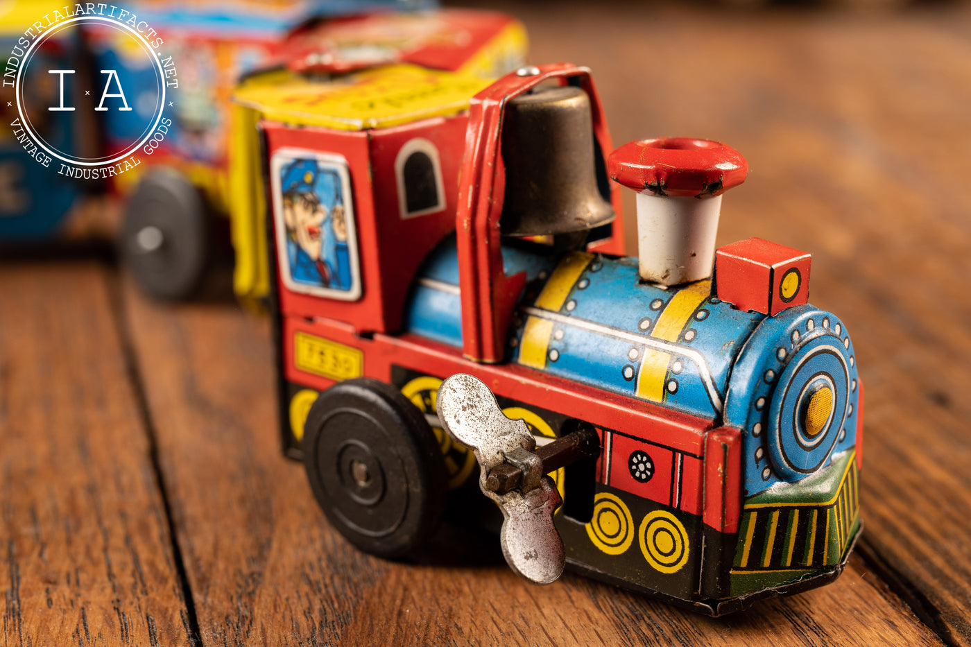 Vintage Comic Circus Tin Toy Train