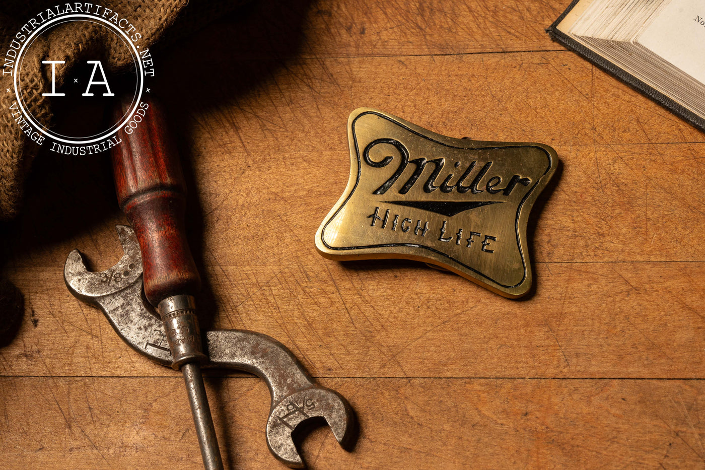 Miller high life belt buckle hotsell