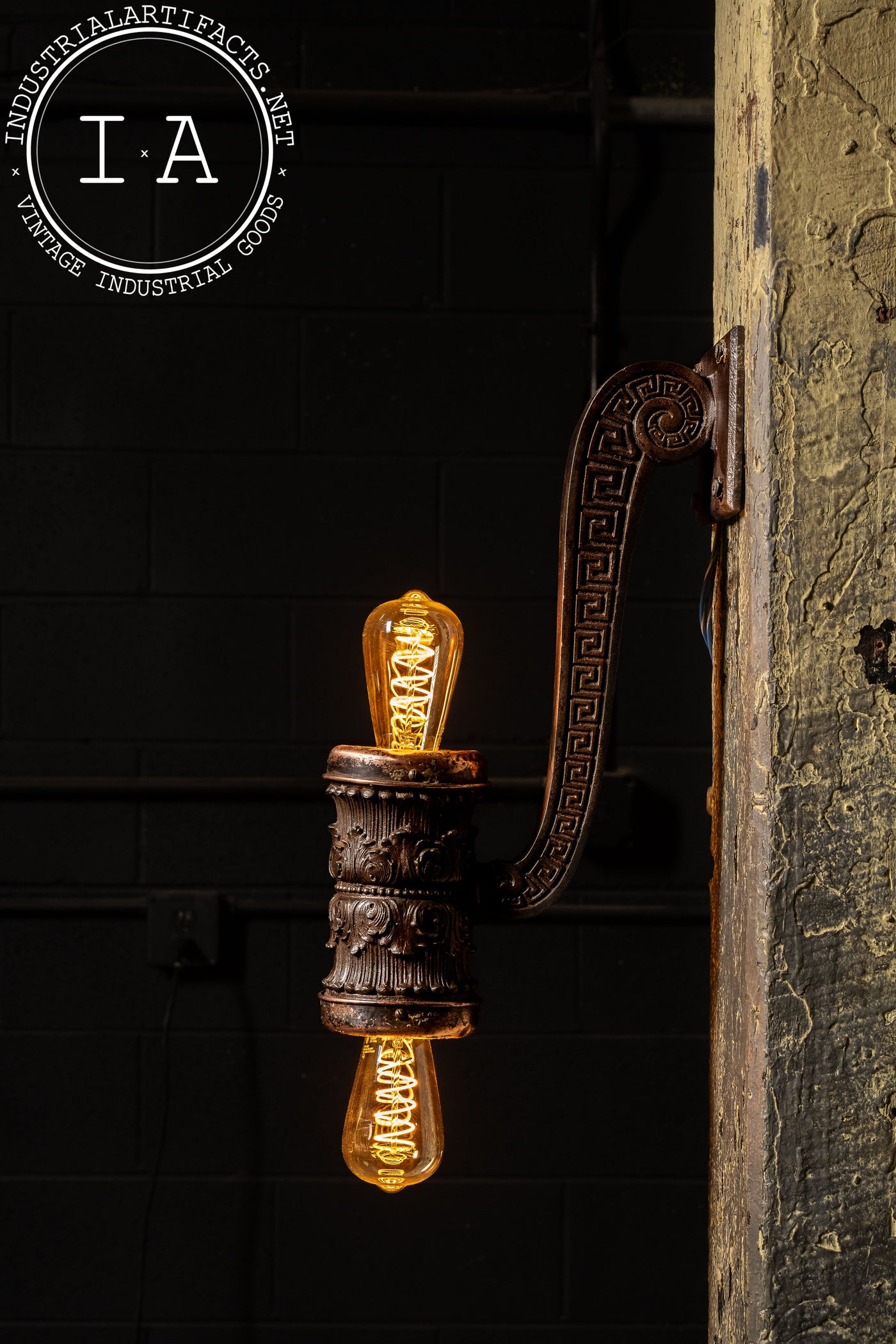 Early 1900s Greek-Inspired Copper Sconce