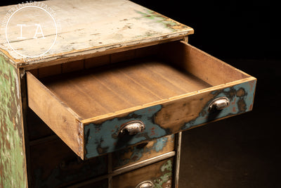 Early Pine Dresser with Distressed Paint