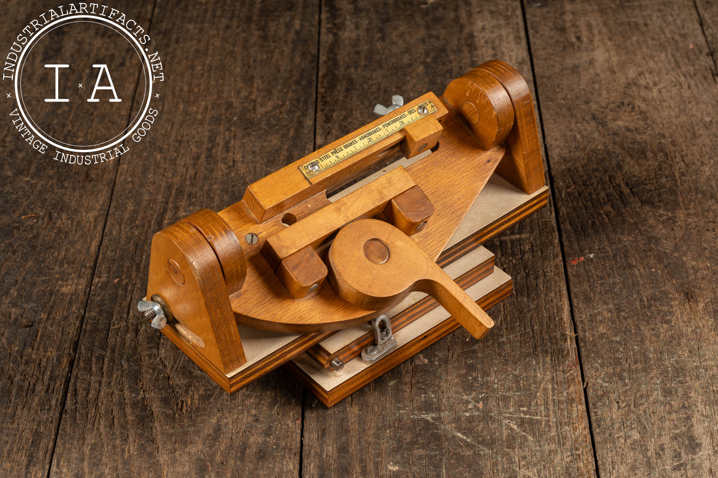 Wooden Brake Press Demonstrator Model