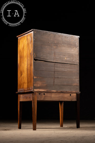 Early 20th Century Wooden Document Cabinet
