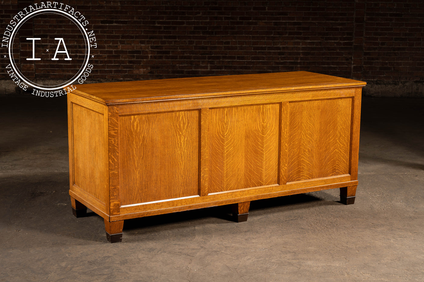 c. 1920 Arts and Crafts Barrister Kitchen Island