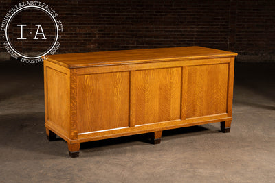 c. 1920 Arts and Crafts Barrister Kitchen Island