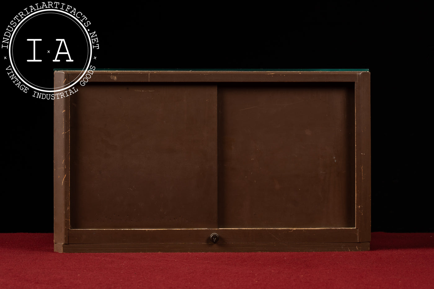 Mid-Century Curved Glass Countertop Display Case