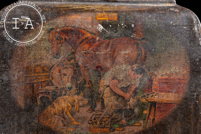 Early 20th Century Macfarlane, Lang Anvil Biscuit Tin