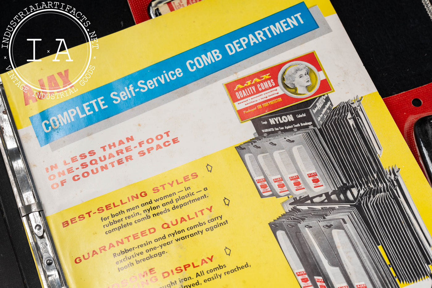 Ajax Combs Salesmans Binder