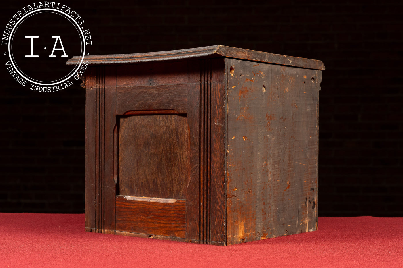 Late 19th Century "Rival" Wooden Desktop Document Cabinet by A. B. Dick