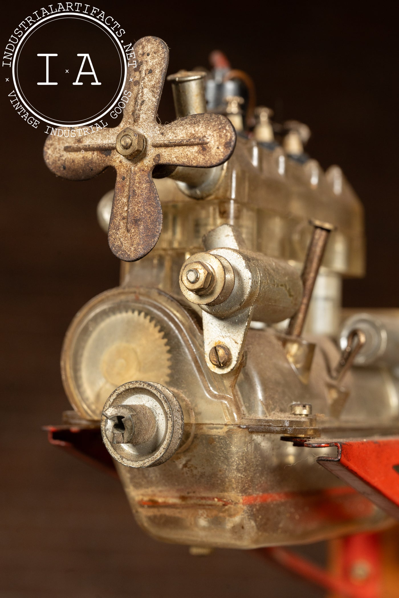 Vintage German Educational Engine Demonstrator Model by Gescha