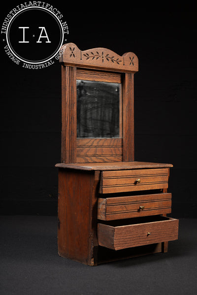 Late 19th Century Eastlake-Style Children’s Dresser with Mirror