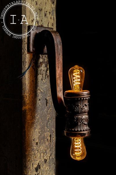 Early 1900s Greek-Inspired Copper Sconce
