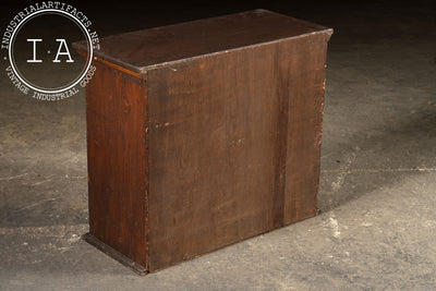 Early 20th Century 16-Drawer Oak Dental Cabinet