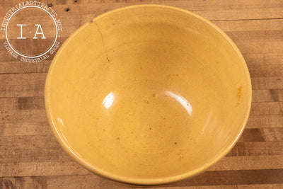 Large Vintage Clayware Mixing Bowl