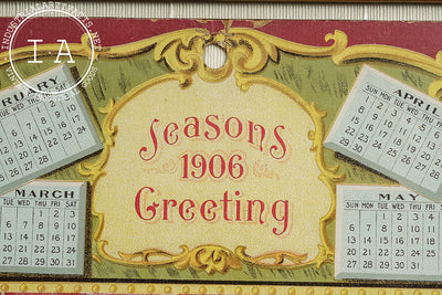 Framed 1906 Advertising Calendar – Heydt Bakery Company, St. Louis