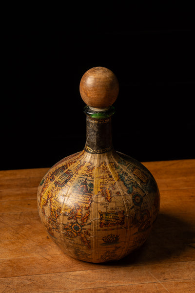 Vintage Italian Globe Glass Wine Decanter