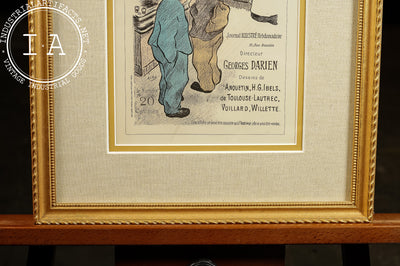 L’Escarmouche | Late 19th Century Henri-Gabriel Ibels Periodical Print