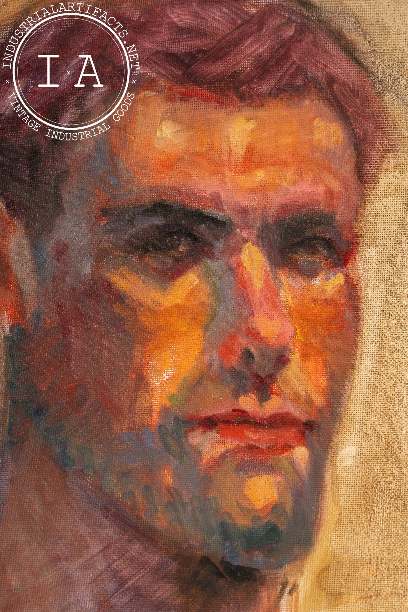 Male Heady Study | Contemporary Mog Young Park Oil Painting
