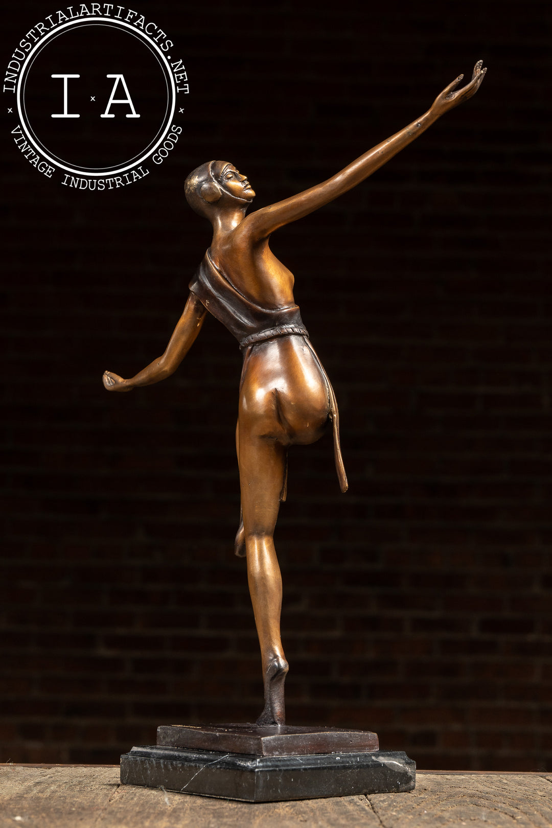The Dancer | Chiparus Art Deco Sculpture, Signed – Industrial