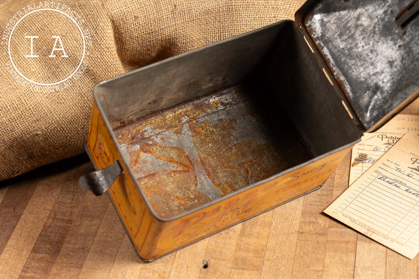 Early 20th Century Pedro Cut Plug Tobacco Box