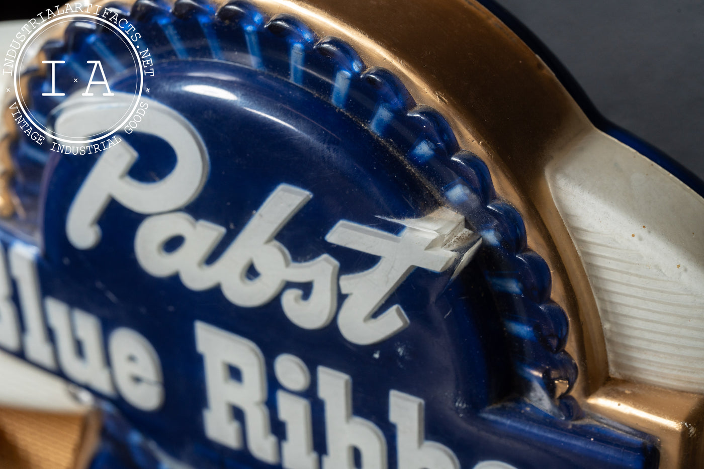 Vintage Pabst Blue Ribbon Lighted Plastic Sign