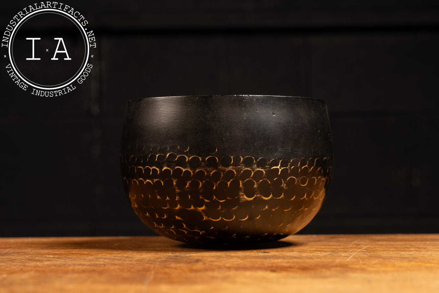 MCM Hammered Brass Bowl