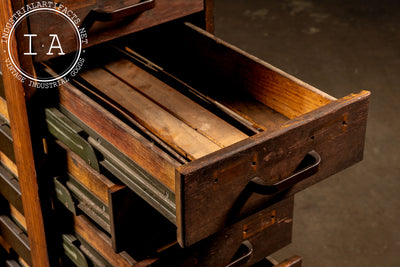 Antique IRS Double Card Catalog