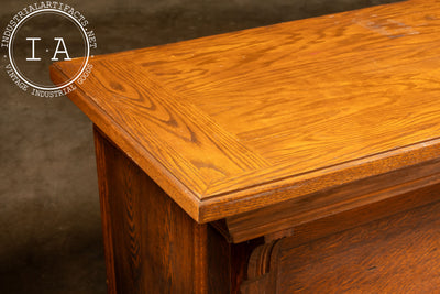 Early Oak General Store Counter