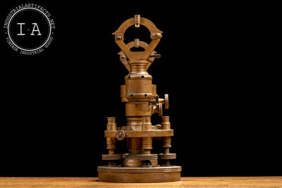 Antique Solid Brass Surveyor Transit
