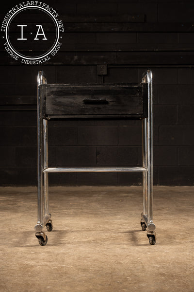 Art Deco Rolling Medical Trolley